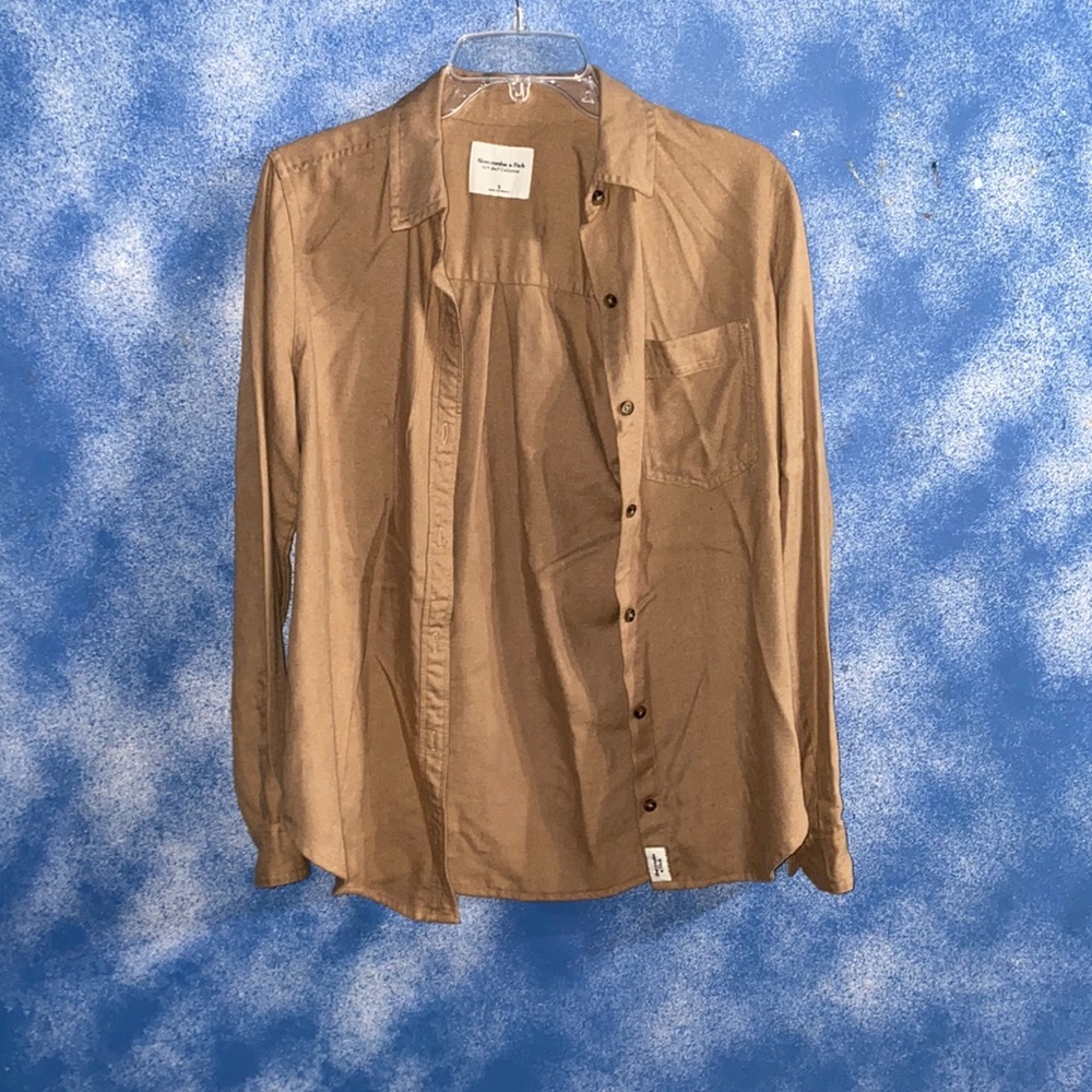 A&F button long sleeve